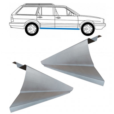 VW PASSAT B2 1980-1988 SCHWELLER REPARATURBLECH / RECHTS = LINKS / SATZ