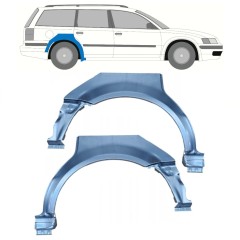 Reparaturblech Kotflügel hinten für Volkswagen Passat B5 1996-2005 / Links+Rechts / Satz 9688