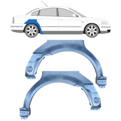 Reparaturblech Kotflügel hinten für Volkswagen Passat B5 1996-2005 / Links+Rechts / Satz 10407
