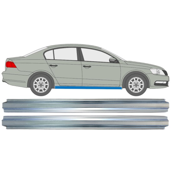 Reparaturblech Schweller für Volkswagen Passat B7 2010-2015 / Links+Rechts / Satz 16357