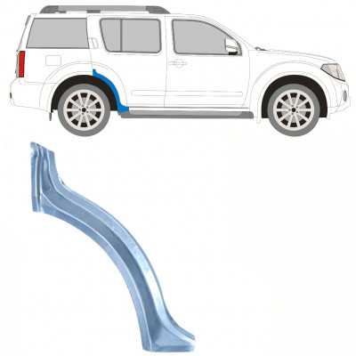 NISSAN PATHFINDER 2004-2013 RADLAUF REPARATURBLECH / RECHTS