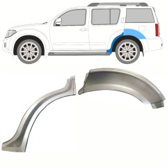Reparaturblech Kotflügel hinten für Nissan Pathfinder R51 2004-2013 / Links / Satz 10355