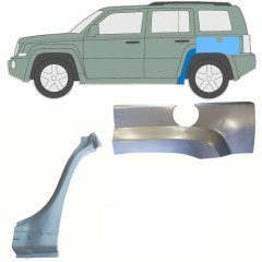 Reparaturblech Kotflügel hinten für Jeep Patriot 2006- / Links / Satz 10838