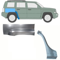Reparaturblech Kotflügel hinten für Jeep Patriot 2006- / Rechts / Satz 10837