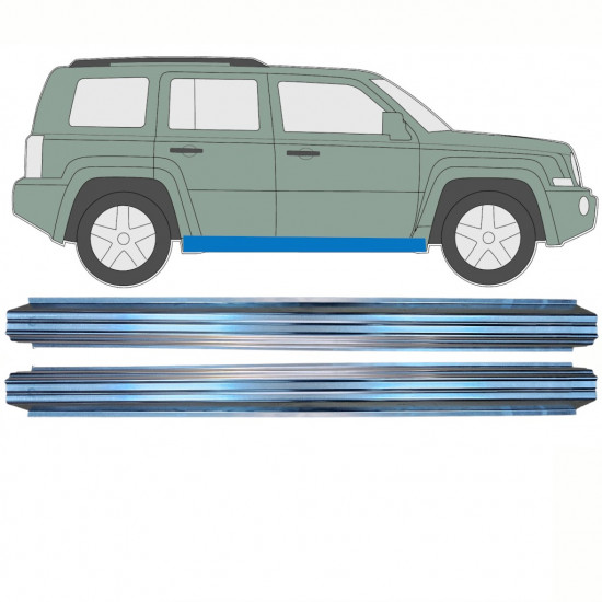 JEEP PATRIOT 2006- SCHWELLER REPARATURBLECH / RECHTS = LINKS / SATZ