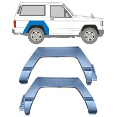 Reparaturblech Kotflügel hinten für Nissan Patrol K160 1979-1990 / Links+Rechts / Satz 10412