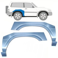 Reparaturblech Kotflügel hinten für Nissan Patrol Y61 GY61 1997-2009 / Links+Rechts / Satz 10220
