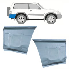 Reparaturblech Kotflügel hinten für Nissan Patrol Y61 GY61 1997-2009 / Links+Rechts / Satz 10168