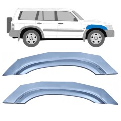 Reparaturblech Kotflügel vorne für Nissan Patrol Y61 GY61 1997-2009 / Links+Rechts / Satz 10573