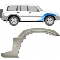 Reparaturblech Kotflügel vorne für Nissan Patrol Y61 GY61 1997-2009 / Rechts / Satz 10032