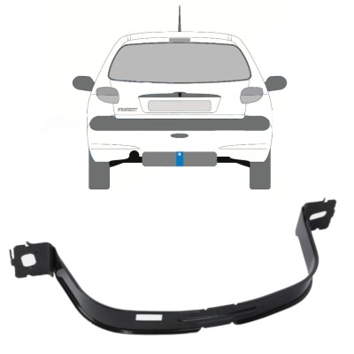 Tankhalterung Kraftstofftank für Peugeot 206 206+ 1998-2012 16013