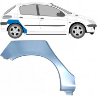 PEUGEOT 206 1998- 5 TÜR RADLAUF REPARATURBLECH / RECHTS