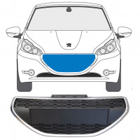 PEUGEOT 208 2012-2015 KÜHLERGRILL