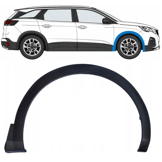 Seitenleiste Kotflügel vorne für Peugeot 3008 2016-2024 / Rechts 17031