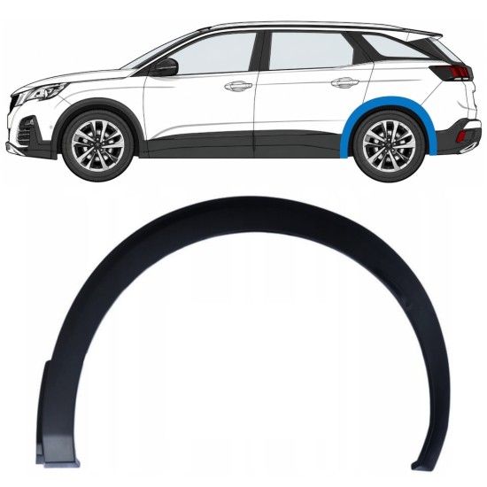 Seitenleiste Kotflügel hinten für Peugeot 3008 2016-2024 / Links 17034