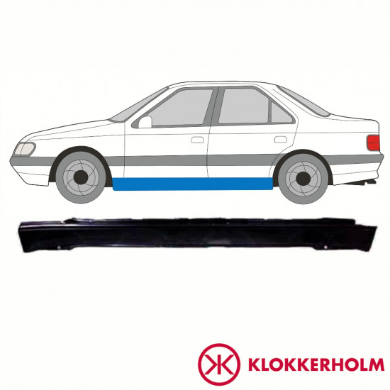 PEUGEOT 405 1987-1996 SCHWELLER REPARATURBLECH / LINKS