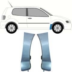 Reparaturblech Kotflügel vorne für Volkswagen Polo 1994-1999 / Links+Rechts / Satz 10264