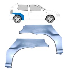 Reparaturblech Kotflügel hinten für Volkswagen Polo 1999-2001 / Links+Rechts / Satz 9216