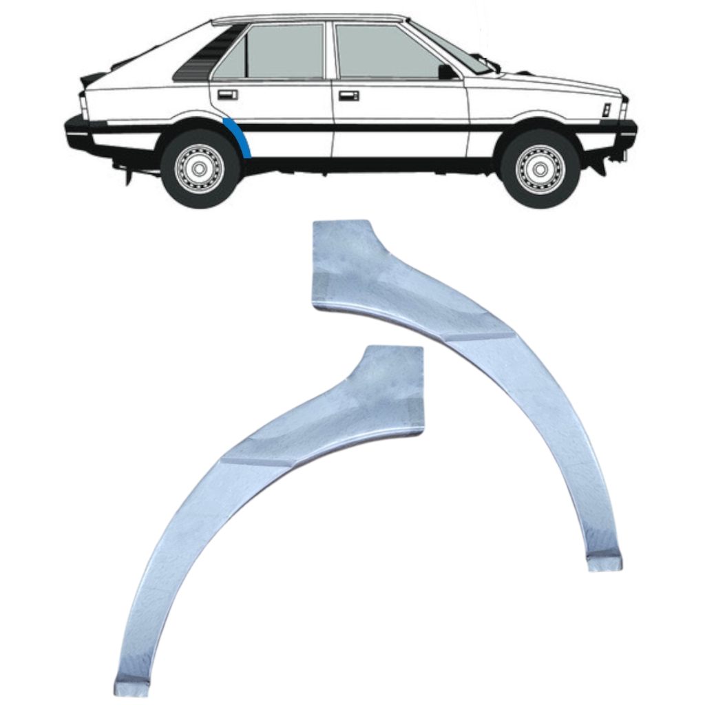 FSO POLONEZ 1978-2002 RADLAUF REPARATURBLECH / SATZ