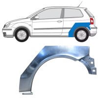 Reparaturblech Kotflügel hinten für Volkswagen Polo 2001-2009 / Links 16260