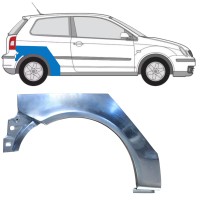 Reparaturblech Kotflügel hinten für Volkswagen Polo 2001-2009 / Rechts 16259