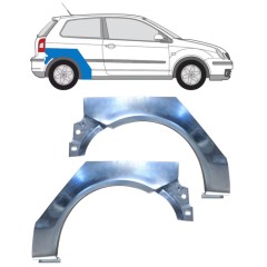 Reparaturblech Kotflügel hinten für Volkswagen Polo 2001-2009 / Links+Rechts / Satz 16261