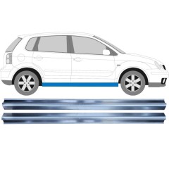 Reparaturblech Schweller für Volkswagen Polo 2001-2009 / Satz 11933