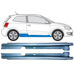 Voll schweller für Volkswagen Polo 2009-2017 / Links+Rechts / Satz 12861