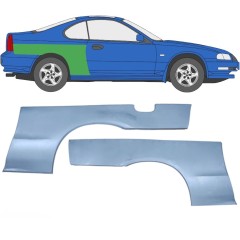 Reparaturblech Kotflügel hinten für Honda Prelude 1992-1997 / Links+Rechts / Satz 10268