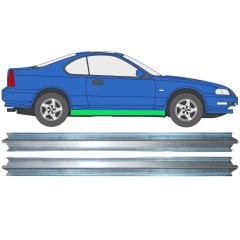 Reparaturblech Schweller für Honda Prelude 1992-1997 / Links+Rechts / Satz 11292