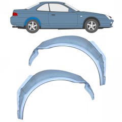 Reparaturblech Innenkotflügel hinten für Honda Prelude 1996-2001 / Links+Rechts / Satz 10503