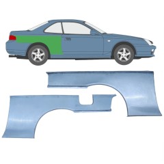 Reparaturblech Kotflügel hinten für Honda Prelude 1996-2001 / Links+Rechts / Satz 9155