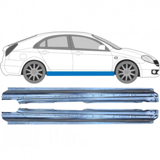 NISSAN PRIMERA 2001-2007 SCHWELLER REPARATURBLECH / SATZ