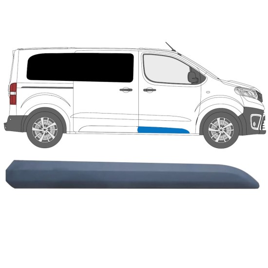 Türleiste vorne für Toyota Proace Verso 2016- / Rechts 14892 Türleiste vorne für Toyota Proace Verso 2016- / Rechts 14892