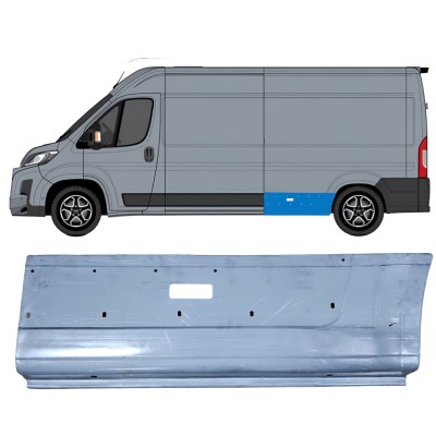 Reparaturblech Kotflügel hinten für Toyota Proace Max 2024- / Links 16720