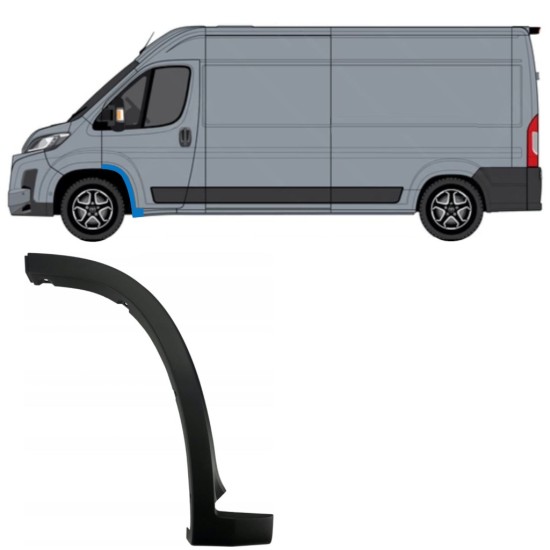 Seitenleiste Kotflügel vorne für Toyota Proace Max 2024- / Links 15898