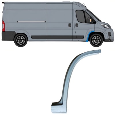 Reparaturblech vorderer Radlauf für Toyota Proace Max 2024- / Rechts 16835