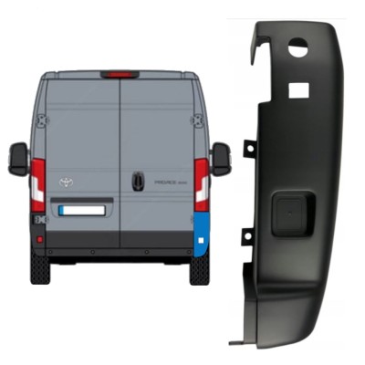 Stoßstange Ecke hinten 180 Grad für Toyota Proace Max 2024- / Rechts 15940