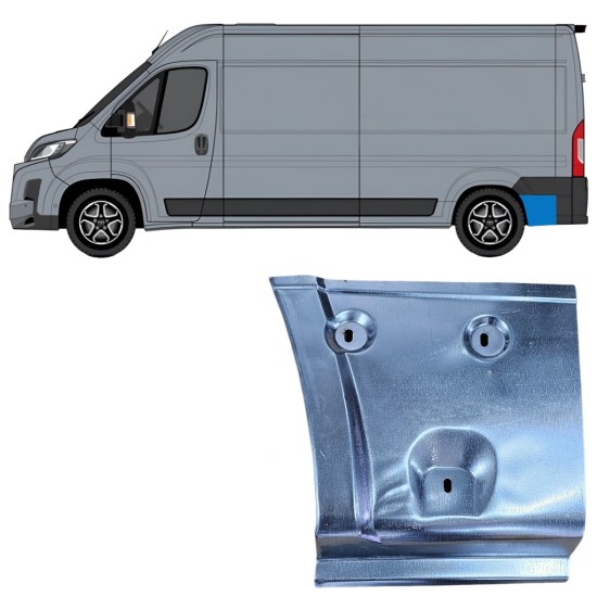 Reparaturblech Kotflügel hinten für Toyota Proace Max 2024- / Links 16729