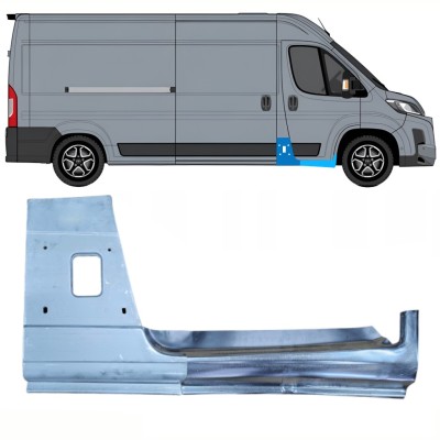 Reparaturblech der Säule + Schweller für Toyota Proace Max 2024- / Rechts 16732
