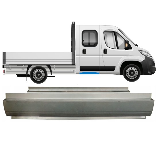 Reparaturblech hinterer Schweller für Toyota Proace Max 2024- / Links = Rechts (symmetrisch) 16691