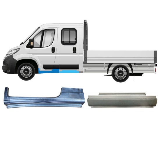 Reparaturblech-Set für Toyota Proace Max 2024- / Links 16683