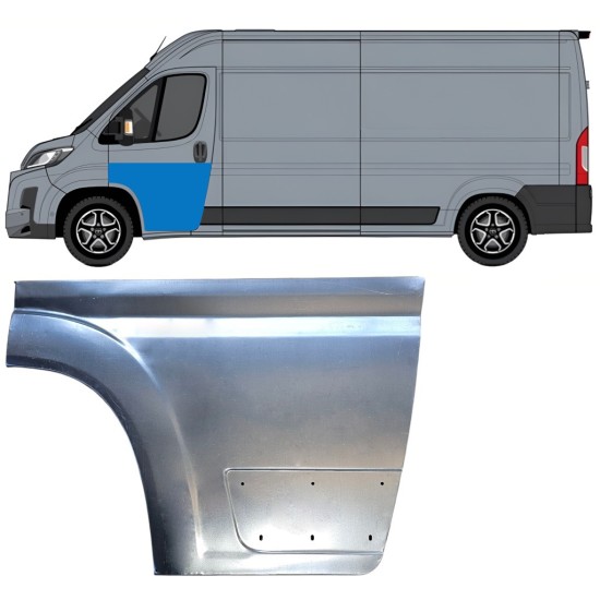 Reparaturblech vordere Tür für Toyota Proace Max 2024- / Links 16716