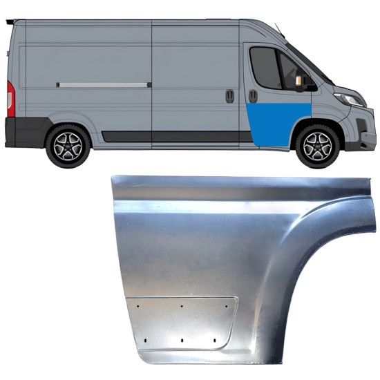 Reparaturblech vordere Tür für Toyota Proace Max 2024- / Rechts 16715