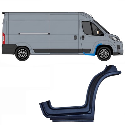 Reparaturblech Schweller vordere Tür für Toyota Proace Max 2024- / Rechts 16671