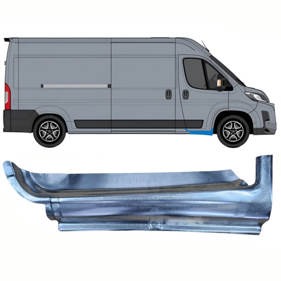 Reparaturblech Schweller vordere Tür für Toyota Proace Max 2024- / Rechts 16629