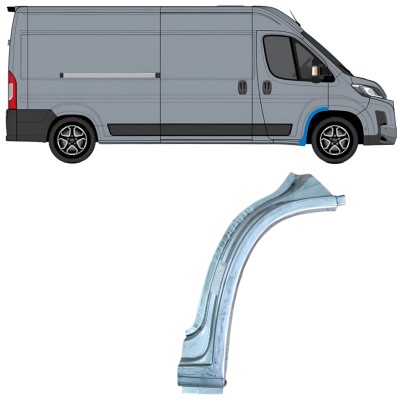 Reparaturblech vorderer Radlauf für Toyota Proace Max 2024- / Rechts 16639