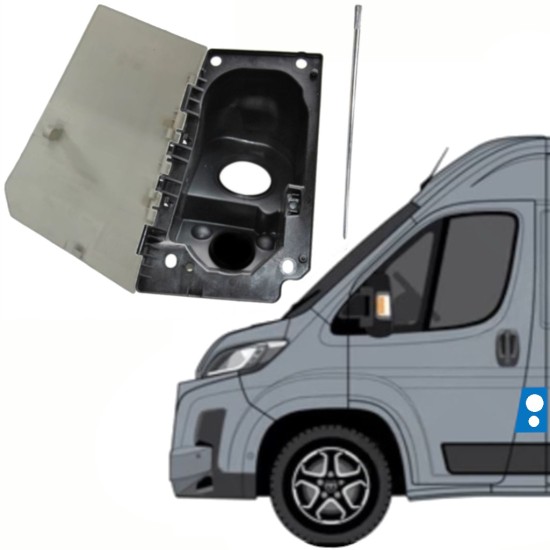 Tankklappe EURO 6 ADBLUE für Toyota Proace Max 2024- / Links / Satz 15945