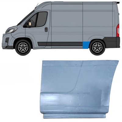 Reparaturblech Kotflügel hinten für Toyota Proace Max 2024- / Links 16745