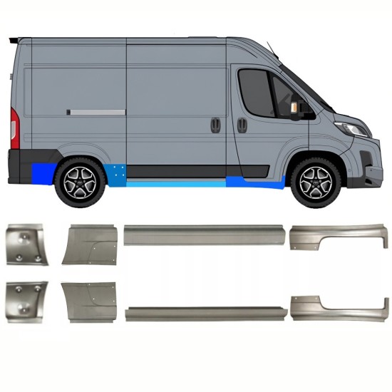 Reparaturblech-Set für Toyota Proace Max 2024- / Links+Rechts 16696